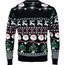 Weihnachts-LED-Pullover L/XL SHAMIS LARGE (Schwarz) (Art.-Nr. CA823048)