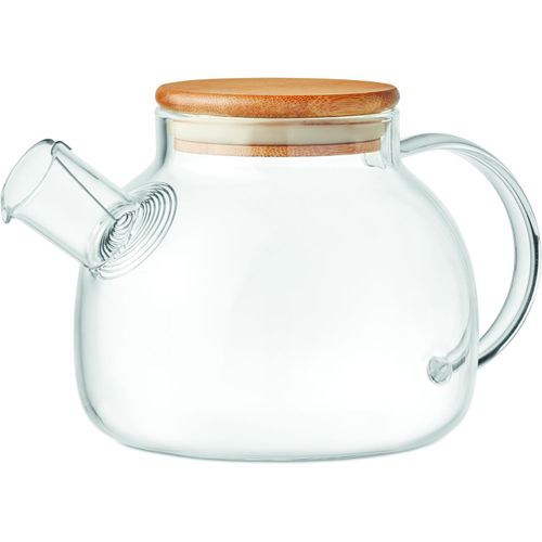 Teekanne Borosilikatglas 850ml MUNNAR (Art.-Nr. CA829639) - Teekanne aus Borosilikatglas mit Deckel...