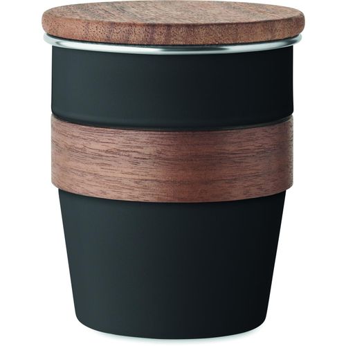 Einwandiger Becher 350 ml WALNUT (Art.-Nr. CA831314) - Einwandiger Becher aus recyceltem...