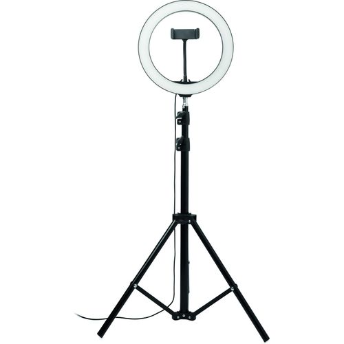 Set LED-Ringleuchte 26cm HELO (Art.-Nr. CA833585) - Selfie-Set mit LED-Ringleuchte 26 cm,...