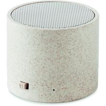 Wireless 5.0 Lautsprecher ROUND BASS+ (beige) (Art.-Nr. CA835579)