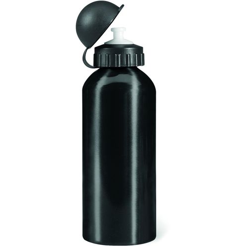 Trinkflasche Alu 600ml BISCING (Art.-Nr. CA842078) - Einwandige Trinkflasche aus Aluminium....