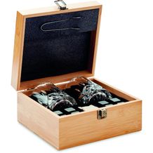 Whisky Set in Bambus Box INVERNESS (holz) (Art.-Nr. CA857375)