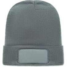 Beanie RPET-Polyester CAPNIT (steingrau) (Art.-Nr. CA872532)