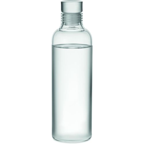 Flasche Borosilikatglas 500 ml LOU (Art.-Nr. CA874938) - Flasche aus Borosilikatglas mit auslaufs...
