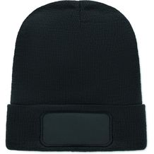 Beanie RPET-Polyester CAPNIT (Schwarz) (Art.-Nr. CA895785)