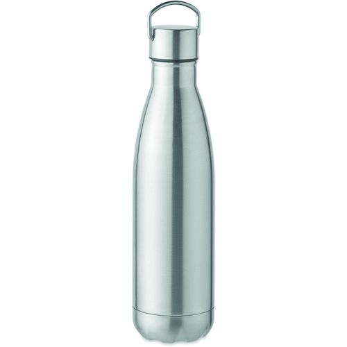 Doppelwandige Flasche 500 ml MANOA (Art.-Nr. CA896018) - Doppelwandige Isolierflasche aus recycel...