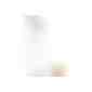 Glasflasche 500ml FJORD WHITE (Art.-Nr. CA900126) - Glasflasche mit Verschluss aus Bambus...
