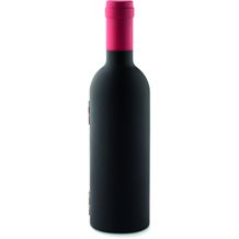 Wein-Set Flasche SETTIE (Schwarz) (Art.-Nr. CA900821)