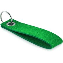 RPET-Filz-Schlüsselanhänger SUORA (grün) (Art.-Nr. CA901034)
