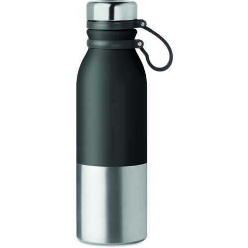 Isolierflasche  600 ml ICELAND (Art.-Nr. CA902282) - Doppelwandige Isolierflasche aus Edelsta...