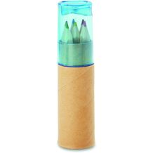 Buntstifte-Set PETIT LAMBUT (transparent blau) (Art.-Nr. CA905165)