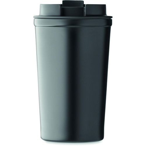 Doppelwandiger Becher 450 ml NUNAVUM (Art.-Nr. CA915931) - Doppelwandiger Trinkbecher aus recycelte...