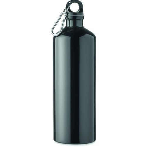 Trinkflasche Aluminium 1L MOSS LARGE (Art.-Nr. CA924932) - Einwandige Trinkflasche aus Aluminium...