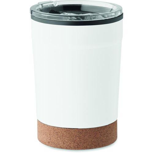 Doppelwandiger Becher 300ml NOMU (Art.-Nr. CA939056) - Doppelwandiger Becher aus Edelstahl mit...