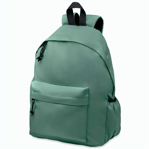 Rucksack 600D RPET-Polyester BAPAL+ (Art.-Nr. CA941294) - Rucksack mit Reißverschluss-Außentasch...