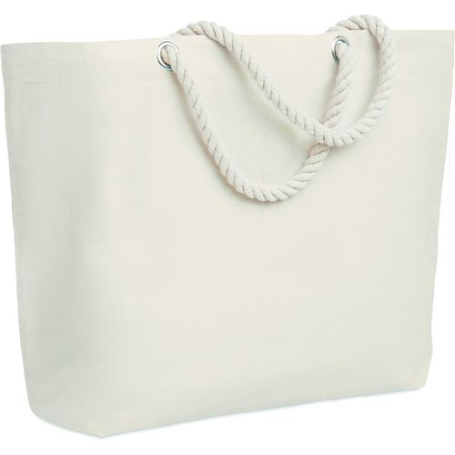 Strandtasche mit Kordelgriff MENORCA (Art.-Nr. CA954888) - Strandtasche aus Baumwolle 220g/m² mi...