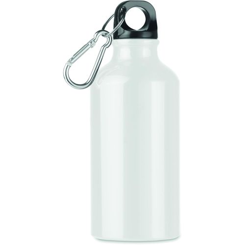 Aluminium Trinkflasche 400ml MID MOSS (Art.-Nr. CA955663) - Einwandige Trinkflasche aus Aluminium...