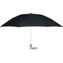 Regenschirm 23'' RPET LEEDS (Schwarz) (Art.-Nr. CA963530)