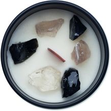 Kerze im Glas 200 g KIVAS (Schwarz) (Art.-Nr. CA989667)