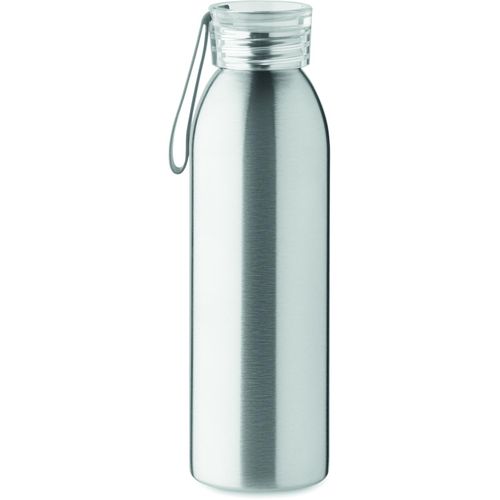 Edelstahlflasche 650ml BIRA (Art.-Nr. CA989700) - Einwandige Trinkflasche aus Edelstahl...