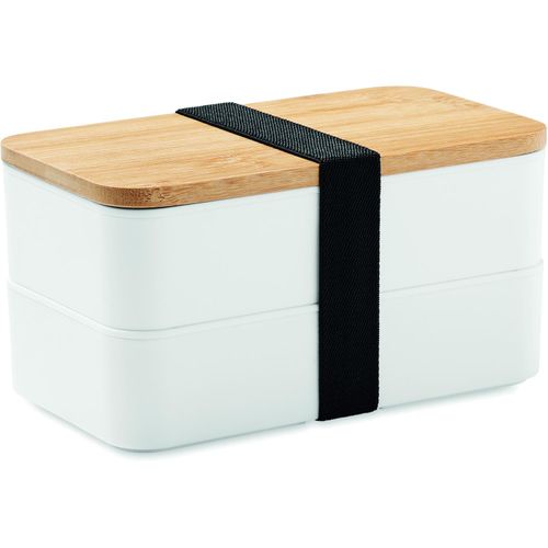 Lunchbox PP BAAKS (Art.-Nr. CA991022) - Lunchbox aus PP mit 2 Ebenen. Deckel...