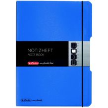 Herlitz Notizheft my.book flex® DIN A4 PP Kunststoff (blau) (Art.-Nr. CA254219)