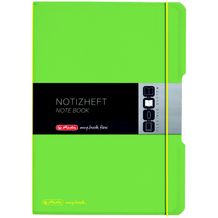 Herlitz Notizheft my.book flex® DIN A4 PP Kunststoff (grün) (Art.-Nr. CA996000)
