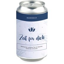 Badesalz-Dose XL 300 g, Zeit für Dich (Grau) (Art.-Nr. CA339277)