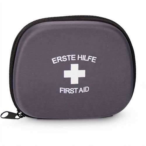First Aid Kit grau - Erste Hilfe Set, 12-teilig, deutsche Markenware (Art.-Nr. CA620358) - Das First Aid Kit mit deutscher Markenwa...