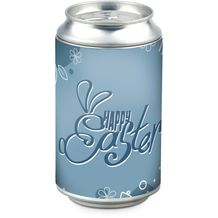 Badesalz-Dose XL 300 g, Earl Grey mit Happy Easter Etikett (Grau) (Art.-Nr. CA807928)