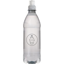 Quellwasser 500 ml mit Sportverschluß (Transparent/Transparent) (Art.-Nr. CA005519)