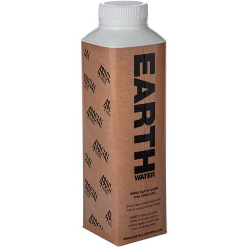 EARTH Water Tetra Pak 500 ml (Art.-Nr. CA013877) - 500 ml natürliches Quellwasser in FSC-z...