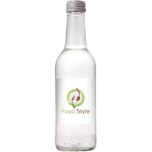 Glasflasche mit 330 ml Quellwasser (Art.-Nr. CA169321) - 330 ml Quellwasser in ein Glasflasche...