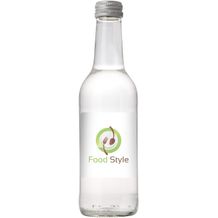 Glasflasche mit 330 ml Quellwasser (transparant) (Art.-Nr. CA169321)