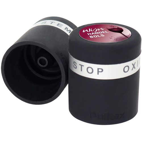 Pulltex Weinverschluss AntiOx (Art.-Nr. CA273924) - Schwarzer Weinverschluss mit AntiOx-Syst...
