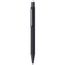 Druckkugelschreiber FLORES Soft & Touch Black (silber) (Art.-Nr. CA000306)