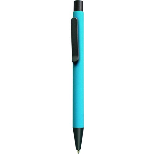 Druckkugelschreiber NEVIS Soft GUN (Art.-Nr. CA002627) - Moderne Material- bzw. Farbkombination!...