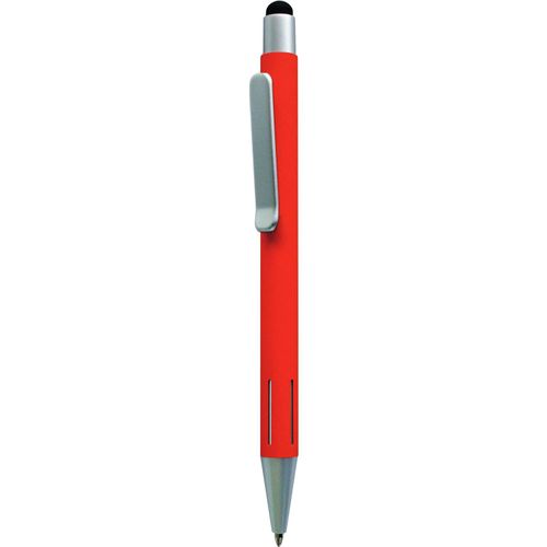 RAVA Soft & Touch Druckkugelschreiber (Art.-Nr. CA007315) - Puristisches Design und ausdrucksvolle...