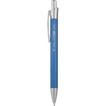 Druckkugelschreiber AUGUSTA Brushed (blau) (Art.-Nr. CA063099)