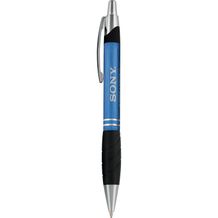LOPUD Brushed Druckkugelschreiber (blau) (Art.-Nr. CA110368)