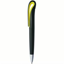 Drehkugelschreiber BALI Black (schwarz-gelb) (Art.-Nr. CA192829)