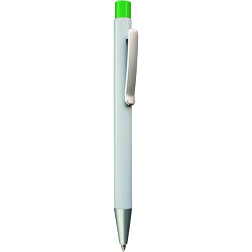 NEVIS Eco ALU Recycled Druckkugelschreiber (Art.-Nr. CA246318) - Ein schöner + minimalistischer Kugelsch...