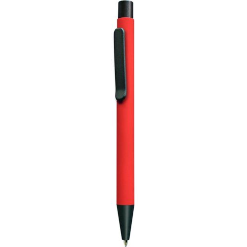 NEVIS Soft GUN Druckkugelschreiber (Art.-Nr. CA290408) - Moderne Material- bzw. Farbkombination!...