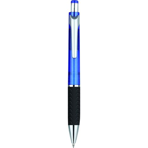 Druckkugelschreiber RODOS Grip TR (Art.-Nr. CA315124) - Transparenz + Glanz! Kunststoff Kugelsch...