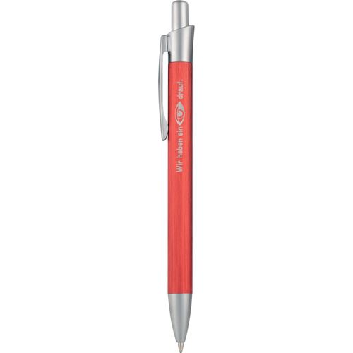 AUGUSTA Brushed Druckkugelschreiber (Art.-Nr. CA704647) - Elegant reduziertes Design + tolle...