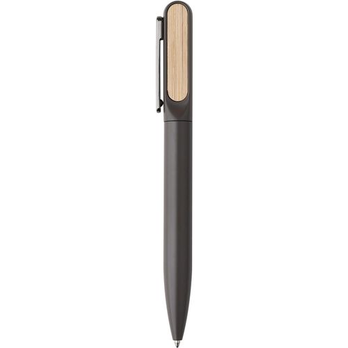 Drehkugelschreiber BORNEO Bambus (Art.-Nr. CA763189) - Trendiges Zusammenspiel von Material,...