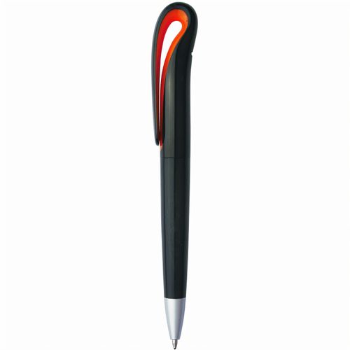 Drehkugelschreiber BALI Black (Art.-Nr. CA799128) - Extravagante Optik mit farbigen Akzenten...