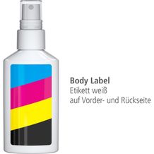 Smartphone & Arbeitsplatz-Reiniger, 50 ml, Body Label (weiß) (Art.-Nr. CA126348)
