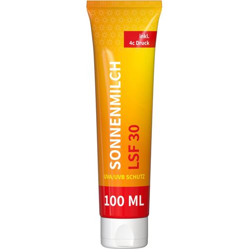 Sonnenmilch LSF 30, 100 ml Tube (Art.-Nr. CA152812) - Sonnenmilch mit klassischem Sonnenschutz...
